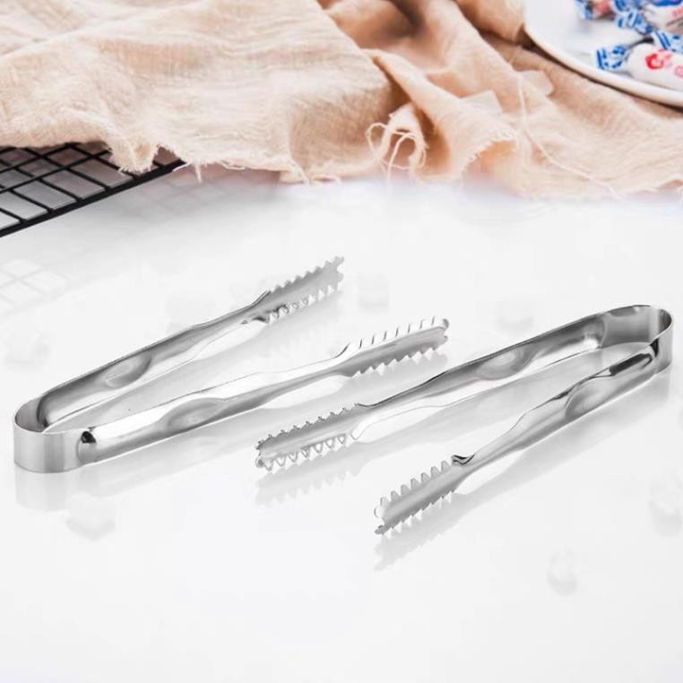 Kẹp inox gắp đá ,gắp thịt phân loại to dày