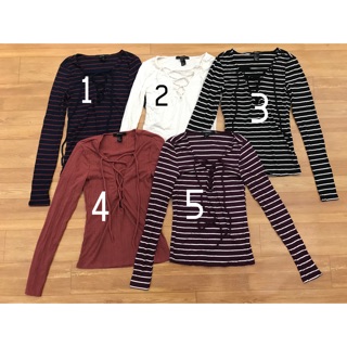 (SALE) Áo Lace Up Top F21