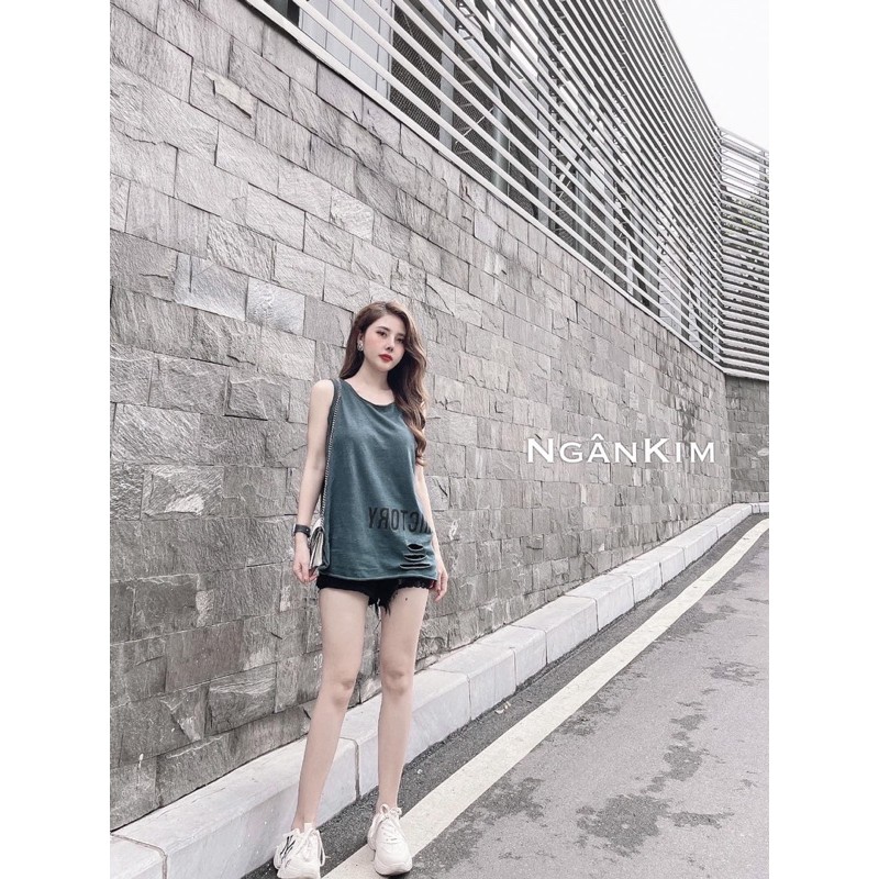 ÁO BA LỖ CHỮ MICTORY 4 MÀU CHO NỮ | BigBuy360 - bigbuy360.vn