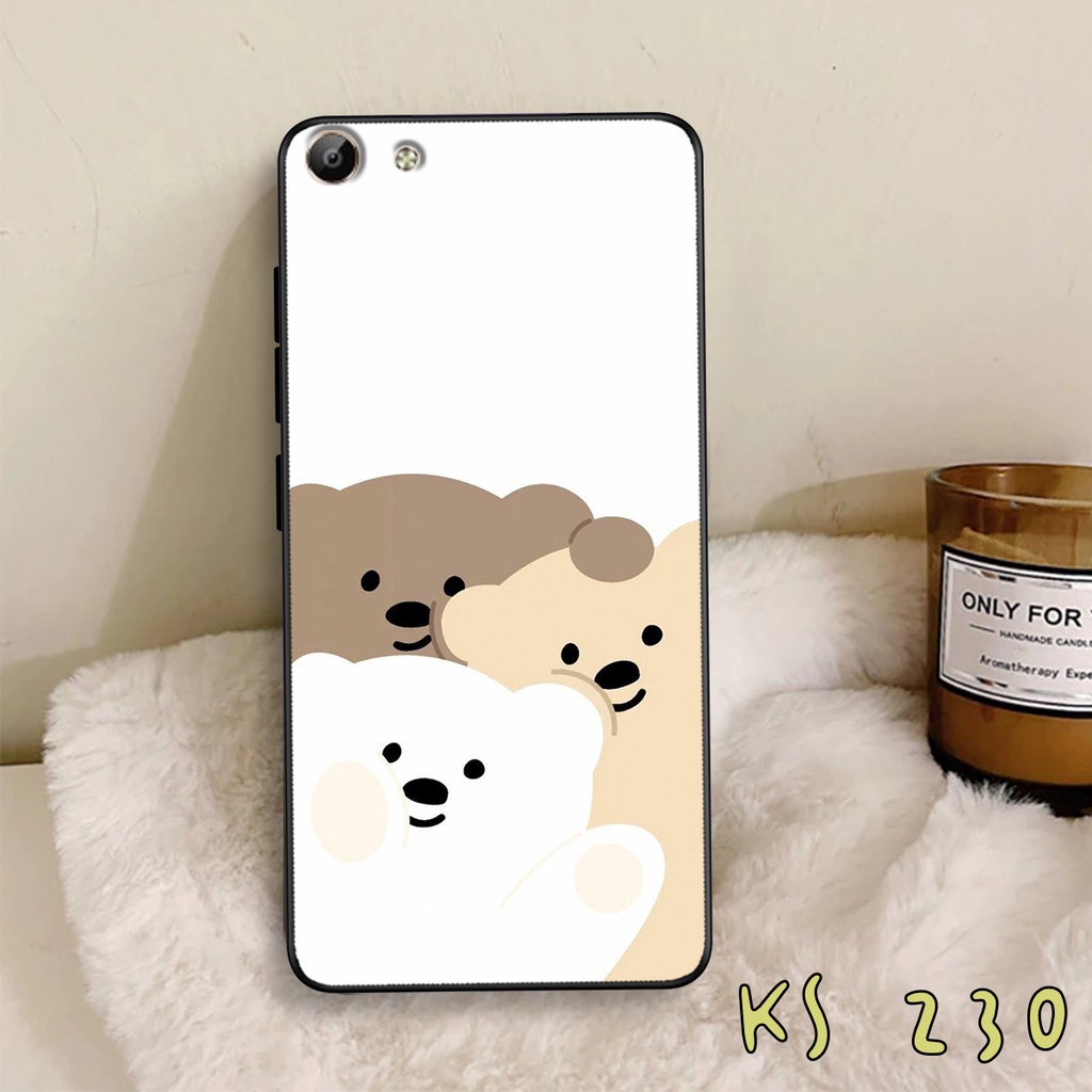 Ốp lưng Vivo Y53 - Vivo Y55 - Vivo Y62 -Vivo Y69 - Ốp in hình gấu bear ngộ nghĩnh
