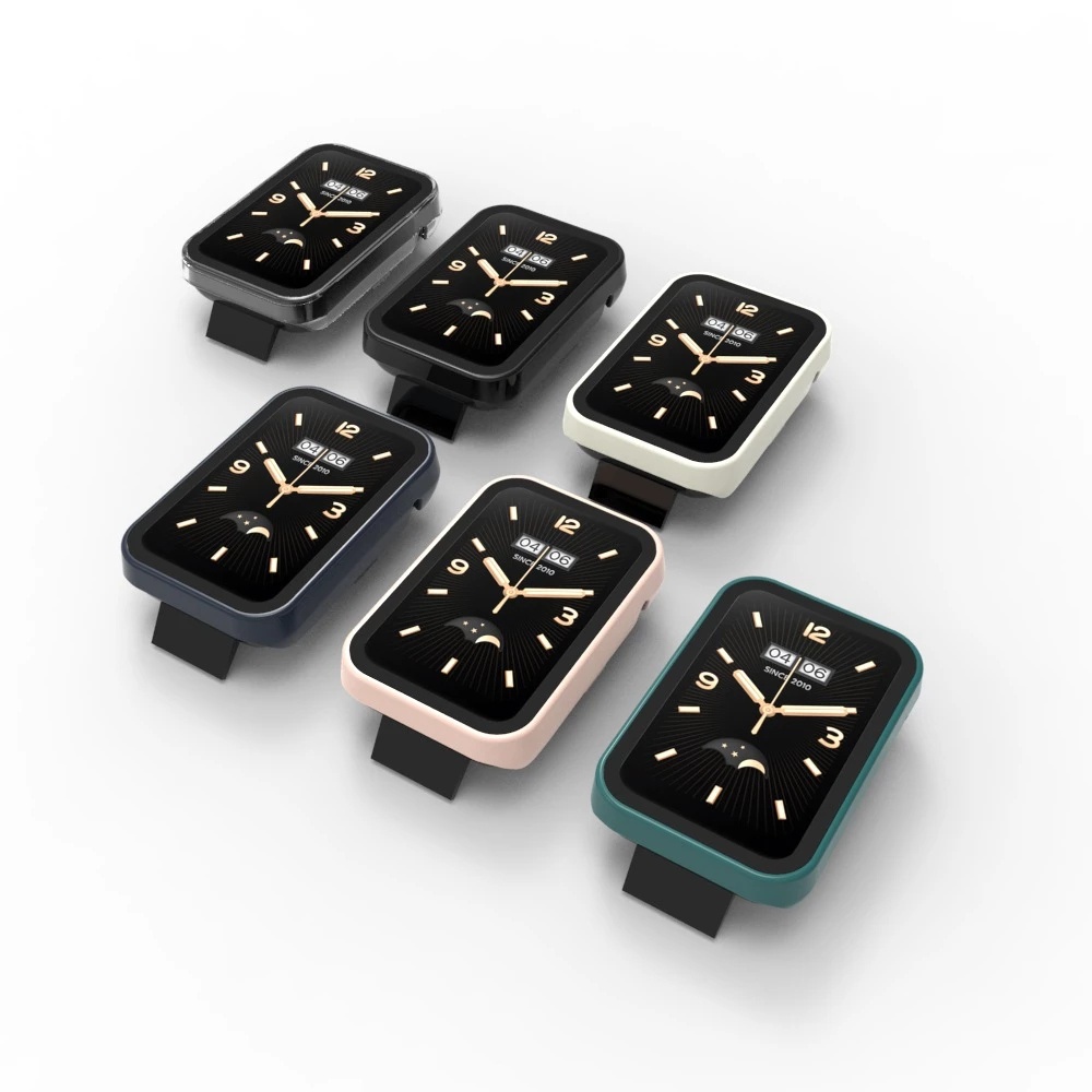 Vỏ PC và kính cường lực JANSIN bảo vệ màn hình cho Xiaomi Mi Band 7 Pro Xiaomi Mi Band 7 Pro mi band 7 Pro