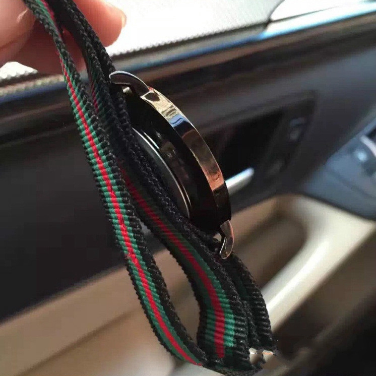 Đồng Hồ Gucci Dây Bện Nylon Thời Trang Cho Cặp Đôi