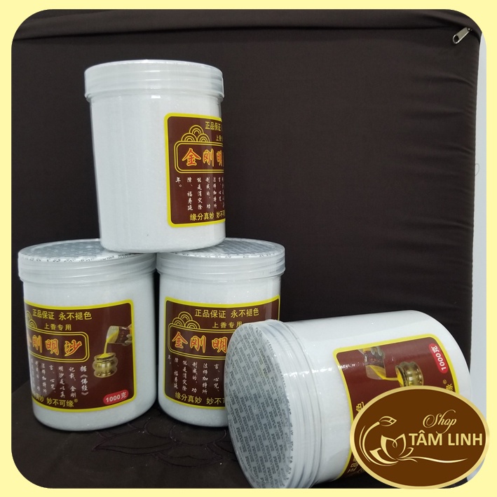 Cát kim sa vàng đặt lư hương, cát vàng tro đặt lư hương thờ cúng loại 500gam và 1000gam