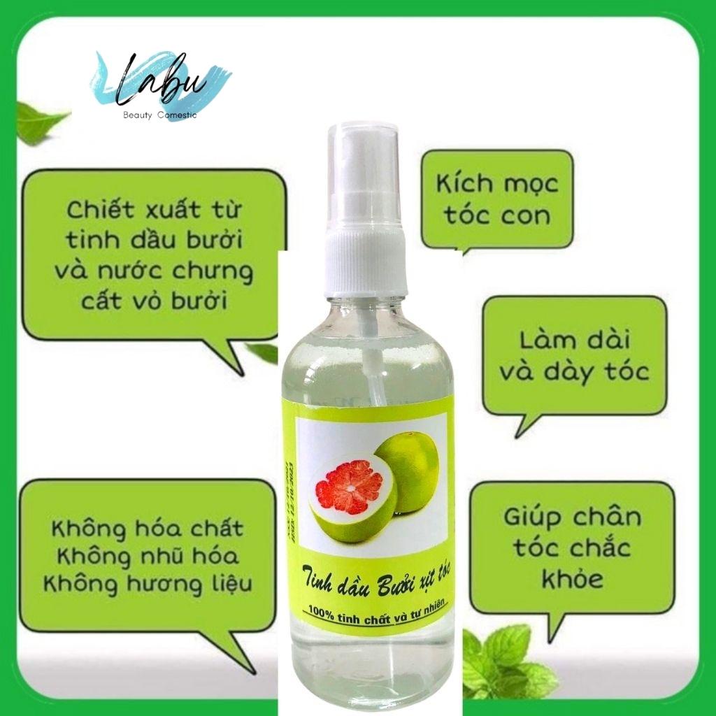 Xịt Tinh Dầu Bưởi LaBu Beauty Nguyên Chất Kích Thích Mọc Tóc Dưỡng Tóc Ngăn Tóc Gãy Dụng