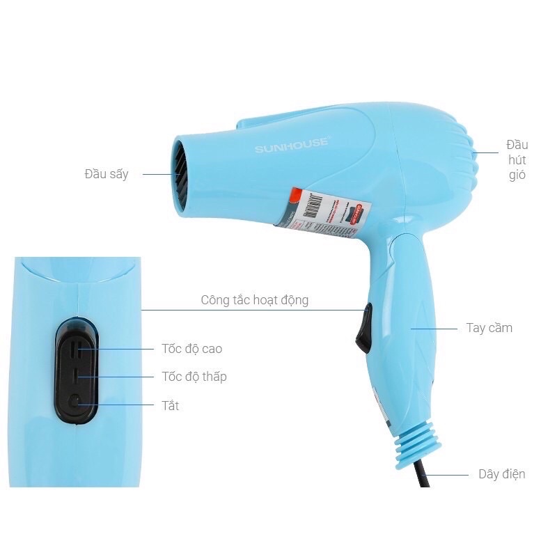 Máy sấy tóc Sunhouse SHD2305