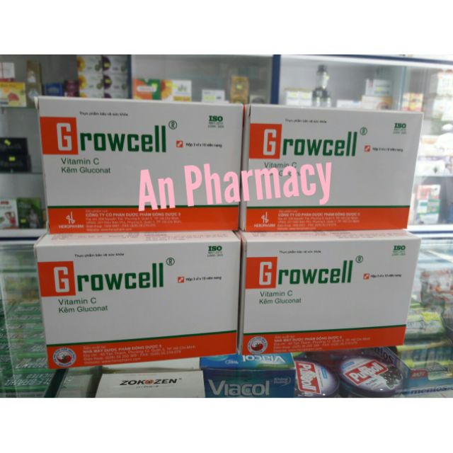 Growcell Growsel Growskin hộp 30 viên