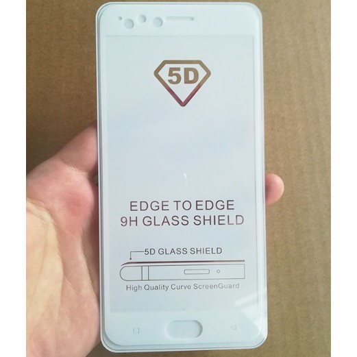 Kính cường lực 5D Full màn hình OPPO Neo 9s R9 F1 Plus A77 F3 R9s Plus F3 Plus F5 viền trắng EMMA