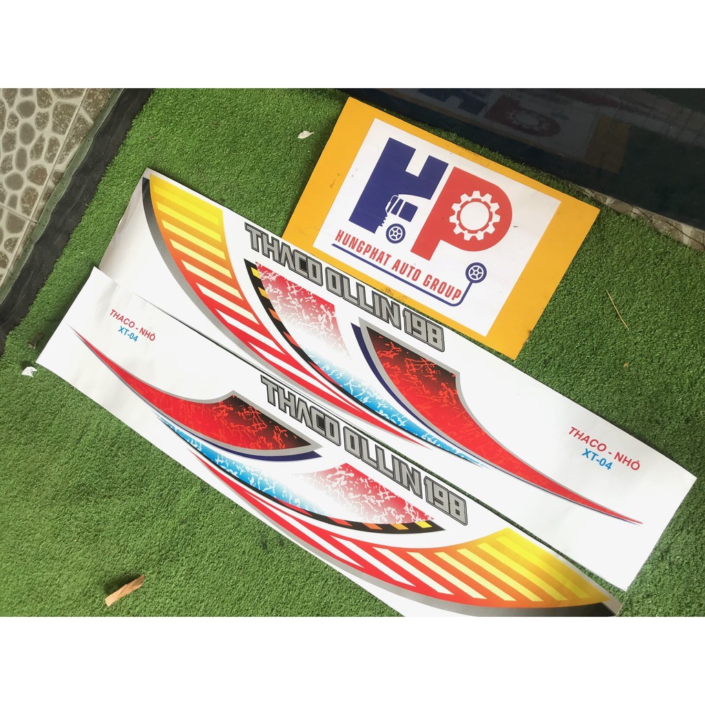TEM THACO OLLIN 198 - DÀNH CHO XE TẢI - TEM ĐẸP CHUẨN HÃNG
