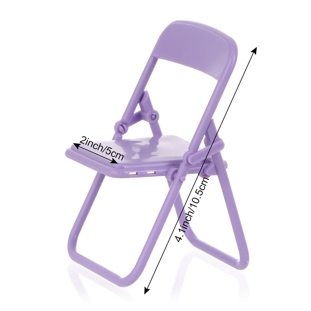 Ghế nhựa mini 1:12 trang trí cho nhà búp bê