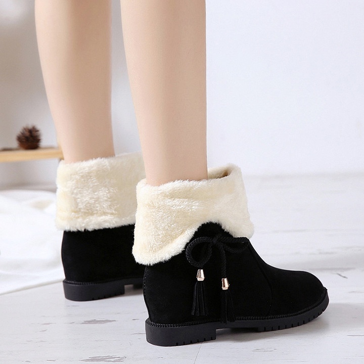 BỐT NỮ LÓT LÔNG - BOOT NỮ MÙA ĐÔNG ẤM ÁP mã SP: 024 | BigBuy360 - bigbuy360.vn