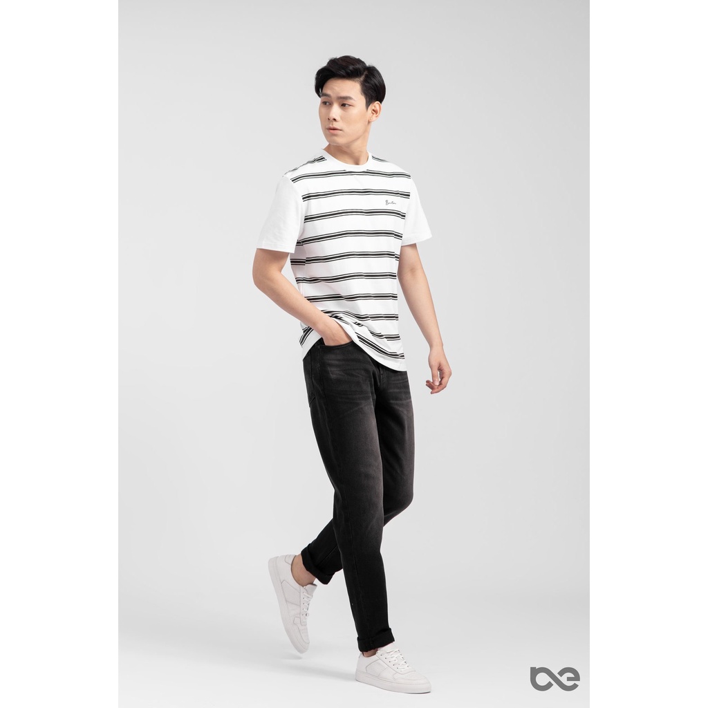 Áo thun cổ tròn nam Lines Tee vải Cotton cao cấp co giãn,thấm hút tốt, có big size BENTONI