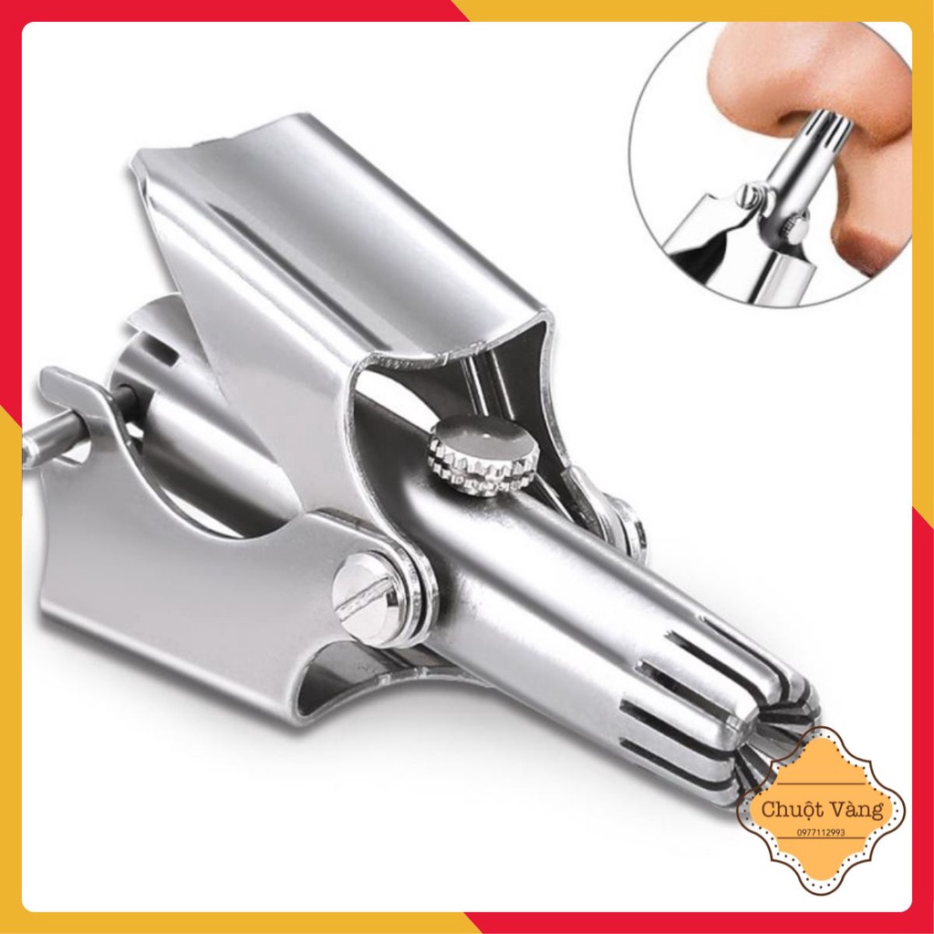 Dụng cụ cắt tỉa lông mũi bằng inox không gỉ cao cấp, an toàn tiện lợi