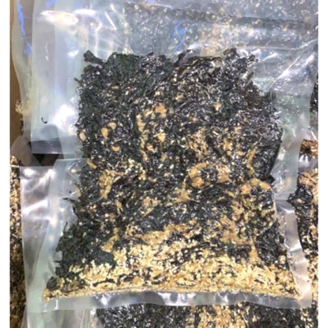 Rong biển cháy tỏi mè 1 kg loại 1 giòn ko tanh vsattp