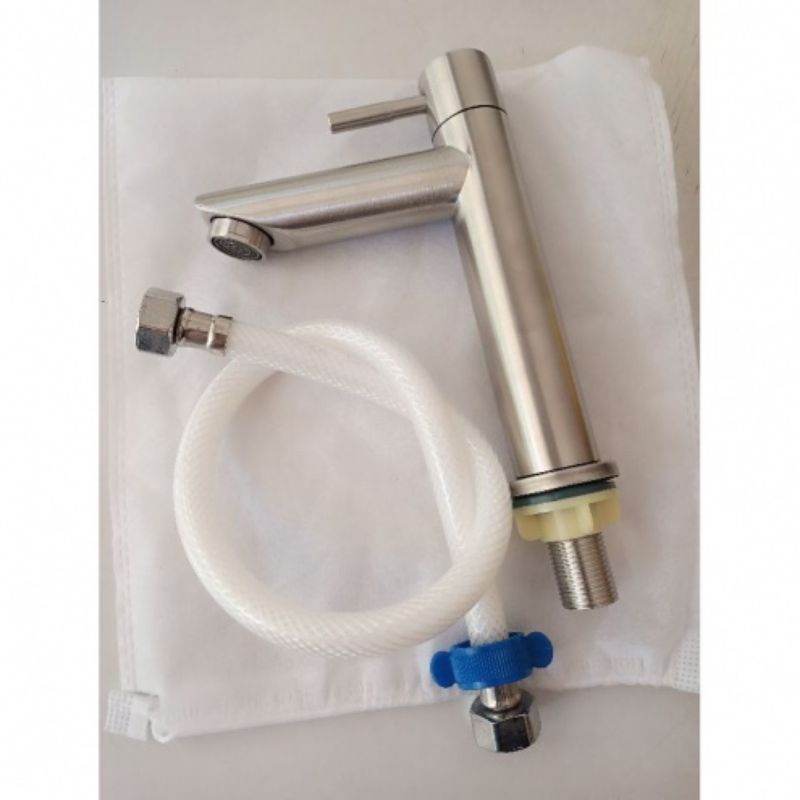 Vòi nước rửa tay lavabo lạnh inox SUS 304 Thái