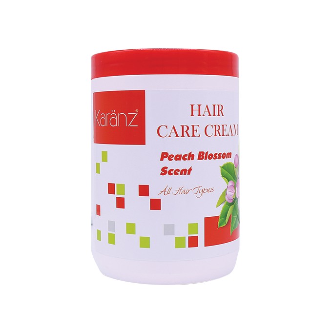 Hấp dầu (kem ủ tóc) mềm mượt, phục hồi khô xơ, hư tổn Hương Hoa Anh Đào Karanz Hair Care Cream Peach Blossom 1000ml