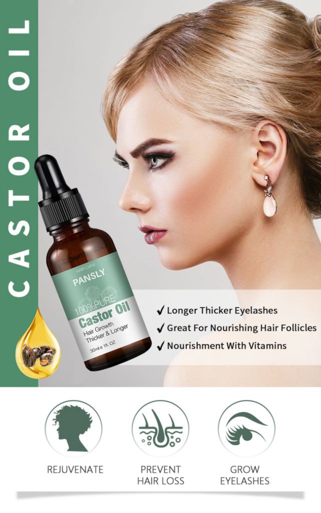 (Hàng Mới Về) Dầu Thầu Dầu Hữu Cơ Kích Thích Mọc Lông Mi / Lông Mày Pansly 30ml 100% | BigBuy360 - bigbuy360.vn