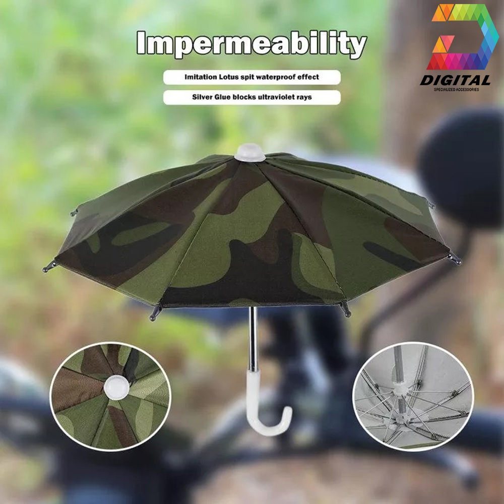 Ô Dù Mini Chống Nước Che Mưa Nắng Cho Điện Thoại