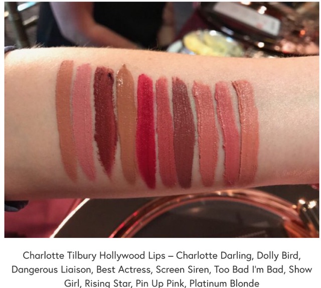 Son Charlotte Tilbury Hollywood Lips Matte Contour Liquid Lipstick