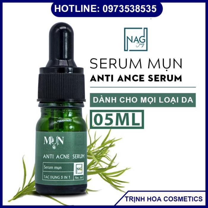 Serum mụn - ANTI ACNE SERUM -Tinh chất cải thiện tổn thương do mụn - N.A.G BEAUTY