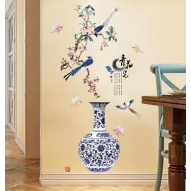 Decal Tranh sen , đào 3d phẳng kích thước 1m13 x78cm | BigBuy360 - bigbuy360.vn