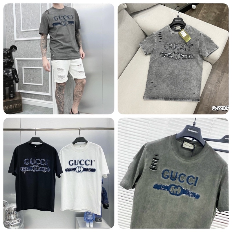 Áo Phông Nam Chữ Thêu Chất Cotton Cao Cấp - Áo Chữ Thêu Nam Nữ