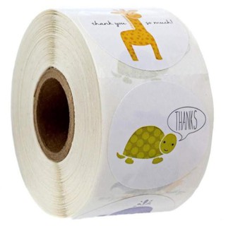 Tem dán Thank You nhiều mẫu mã