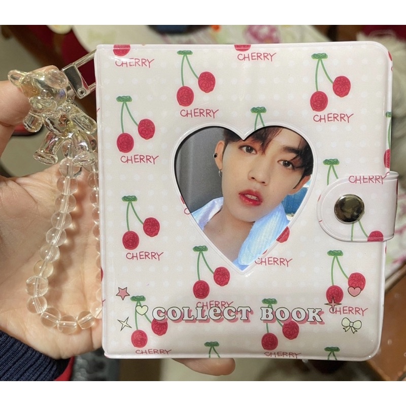 Binder/ Collect book mini cherry, bò sữa