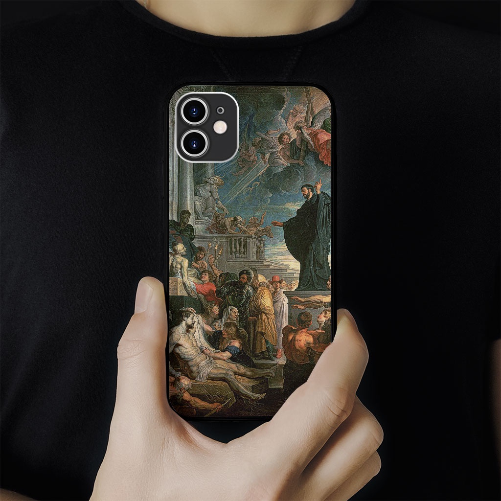 Ốp điện thoại phiên tòa phong cách phục hưng cho iphone 6 - iphone 13 PHG20210130