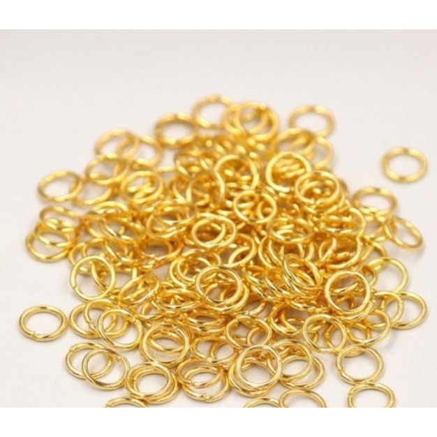 Khoen Tròn Màu Vàng Nối Sản Phẩm Trang Sức 5mm - Ngọc Trai Trường Thịnh