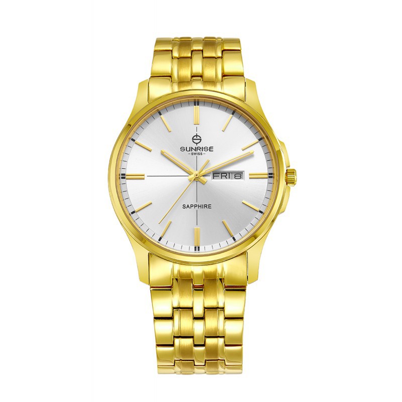 Đồng hồ Sunrise nam chính hãng Nhật Bản M1143.SA.G.T - kính saphire chống trầy - bảo