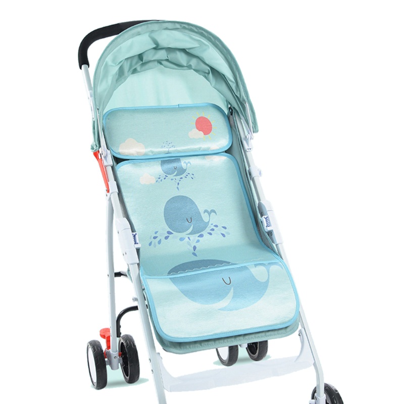 Vỏ Bọc Đệm 3D Phối Lưới Thoáng Khí Cho Xe Đẩy Em Bé