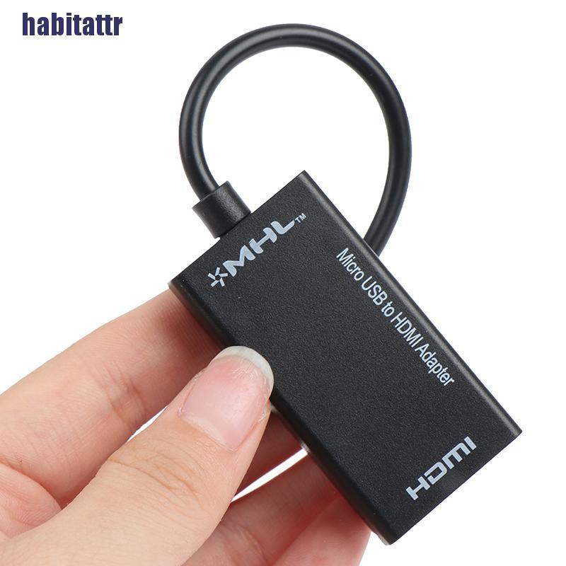 Dây Cáp Chuyển Đổi Mhl Micro Usb Sang Hdmi Dành Cho Điện Thoại Android