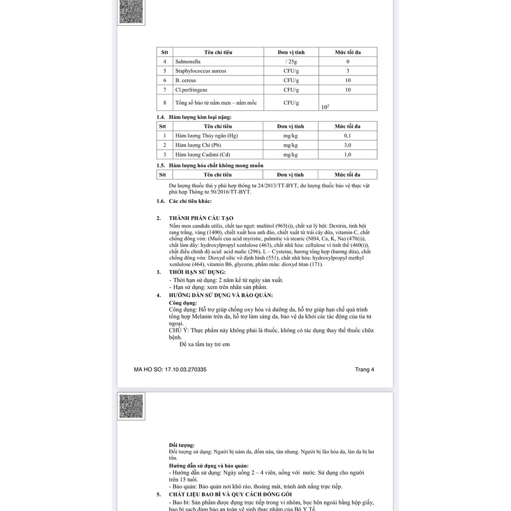 Viên uống giảm nám chuyên sâu Sakura HCL
