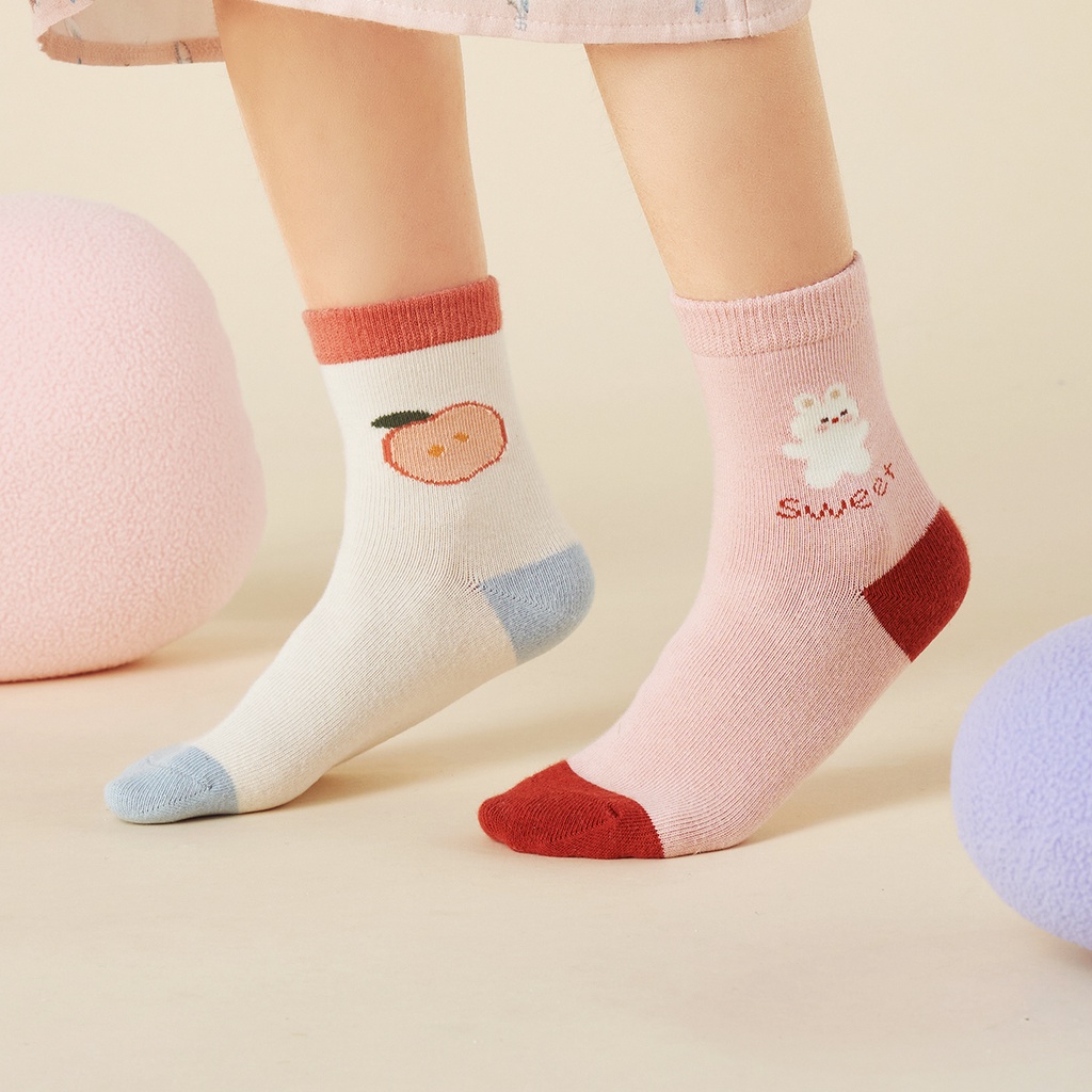 Vớ Cheerful Mario chất liệu cotton thoải mái cho trẻ em