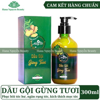Dầu Gội Đầu Gừng Tươi Nàng Ơi Thiên Nhiên Việt 300ml