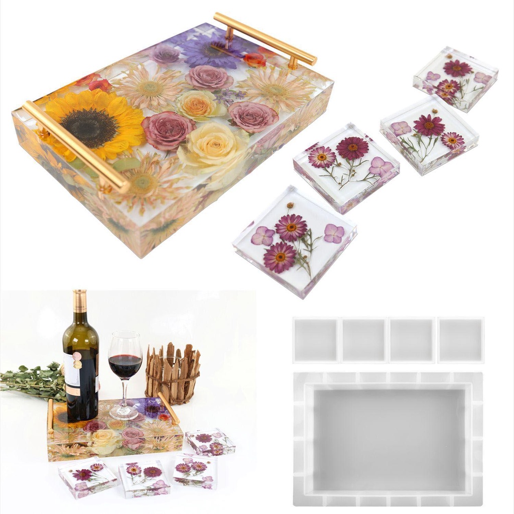 Khuôn Làm Trang Sức Bằng Nhựa Epoxy Độc Đáo Tiện Dụng|Khuôn Silicone Làm Bánh Tiện Lợi