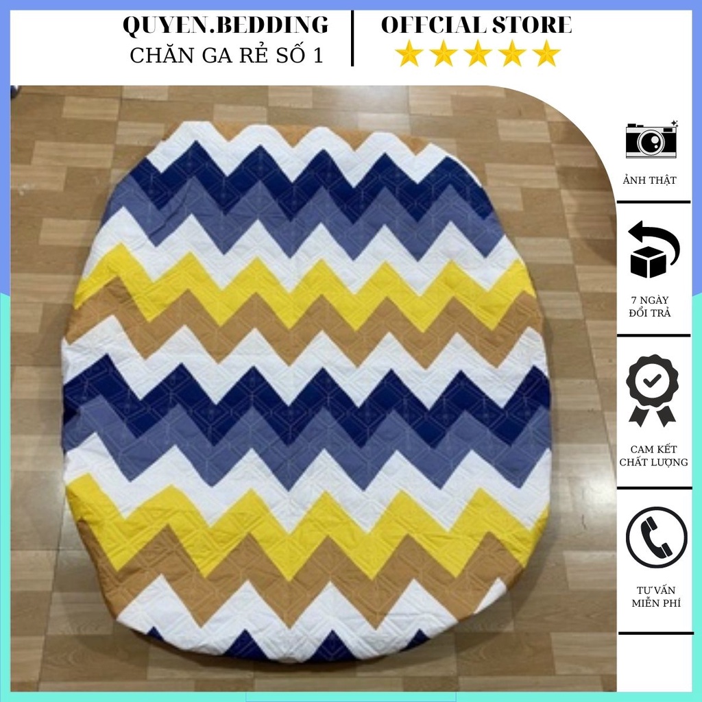 Ga trải giường trần bông bo chun 3 lớp  , ga giường dày dặn polly cotton  nhiều màu kích thước 1m2 , 1m6 , 1m8 , 2m