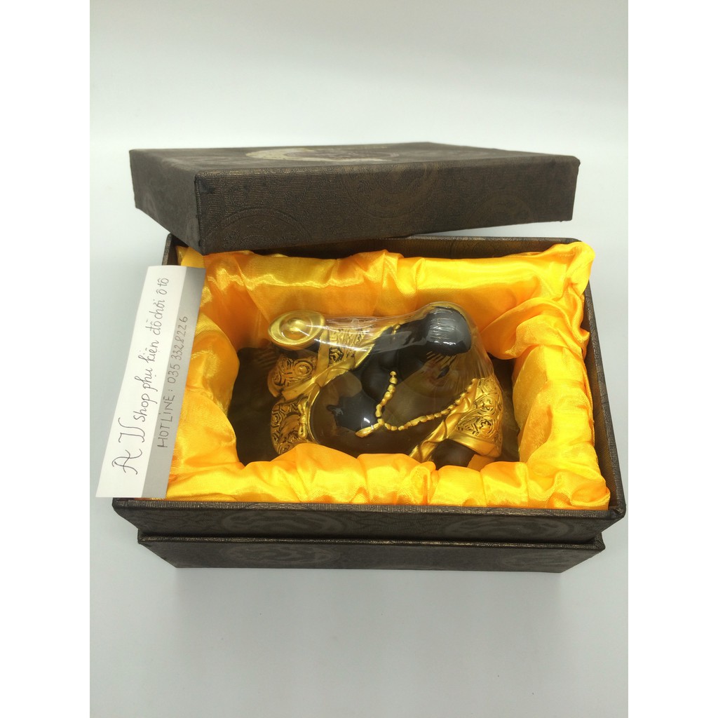 Tượng phật Di lặc bằng than hoạt tính