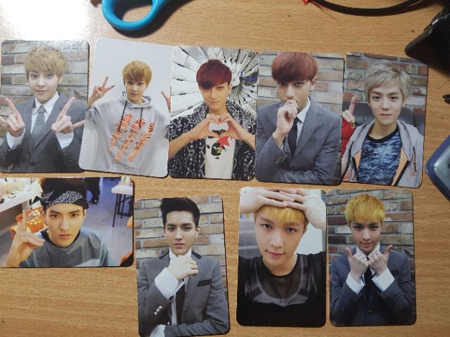 TÁCH LẺ CARD THÀNH VIÊN EXO-M