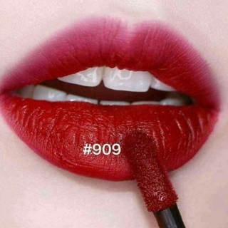 Son lì chu lipstick- liquid matte lipstick màu đỏ rượu 909-limited