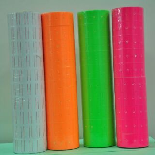 Cây 10 cuộn giấy dán giá tiền, giấy dính giá tiền (10 cuộn/cây)