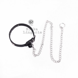 Vòng cổ chuông kèm dây xích - Mã S06