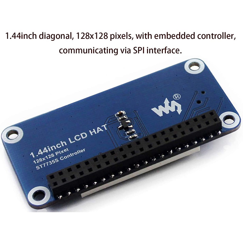 Màn Hình LCD 1.44 Inch Cho Raspberry Pi 2B / 3B / 3B + / Zero / Zero W 128X128 Pixels SPI 3.3V