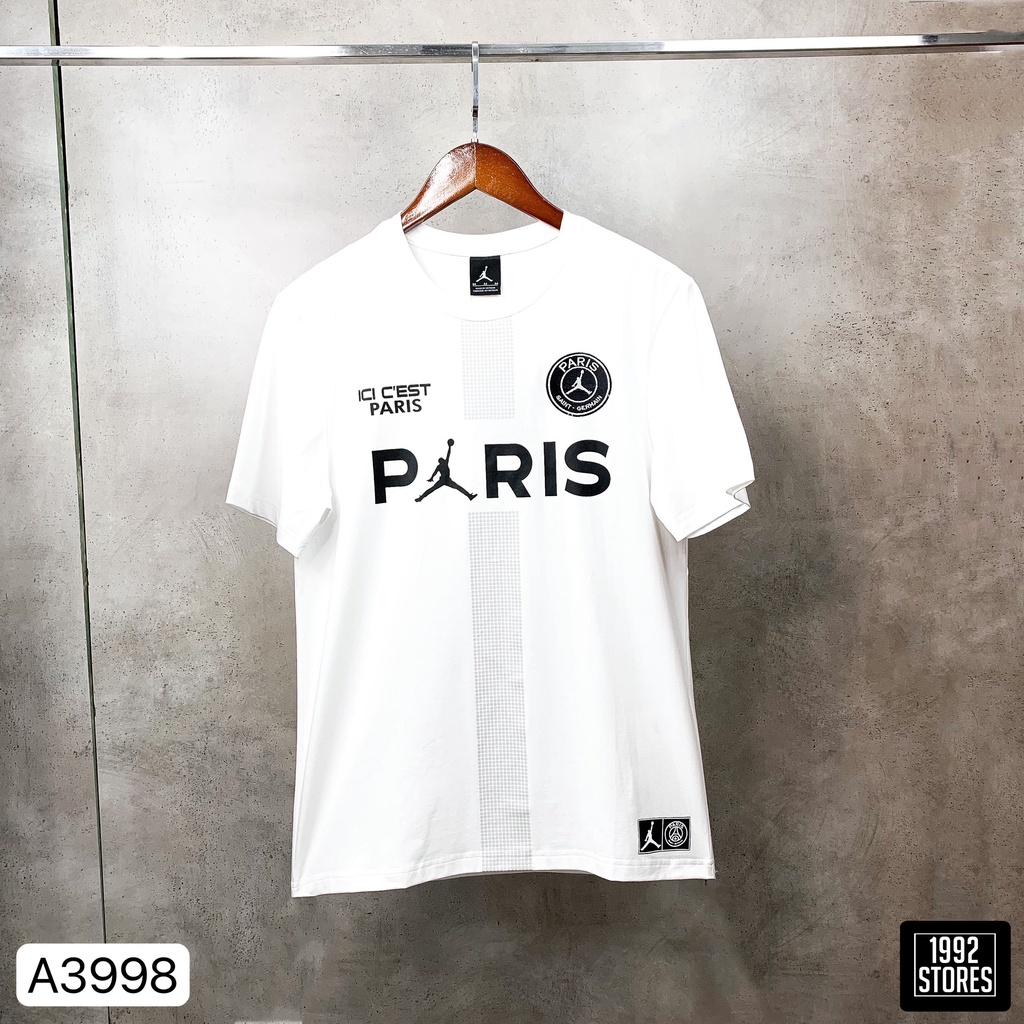 Áo Thun Thể Thao Jordan PSG  - Chất  100% cotton cao cấp - Ko xù sổ lông