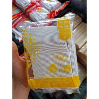 100 thìa, dĩa nhựa dùng 1 lần