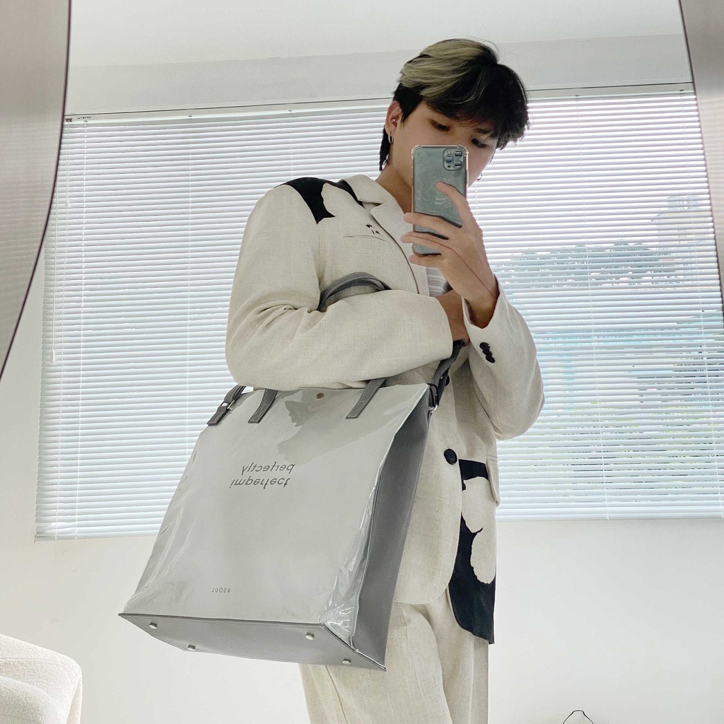 Túi PERFECTLY OVERSIZE BAG GREY KSOUL CONCEPT