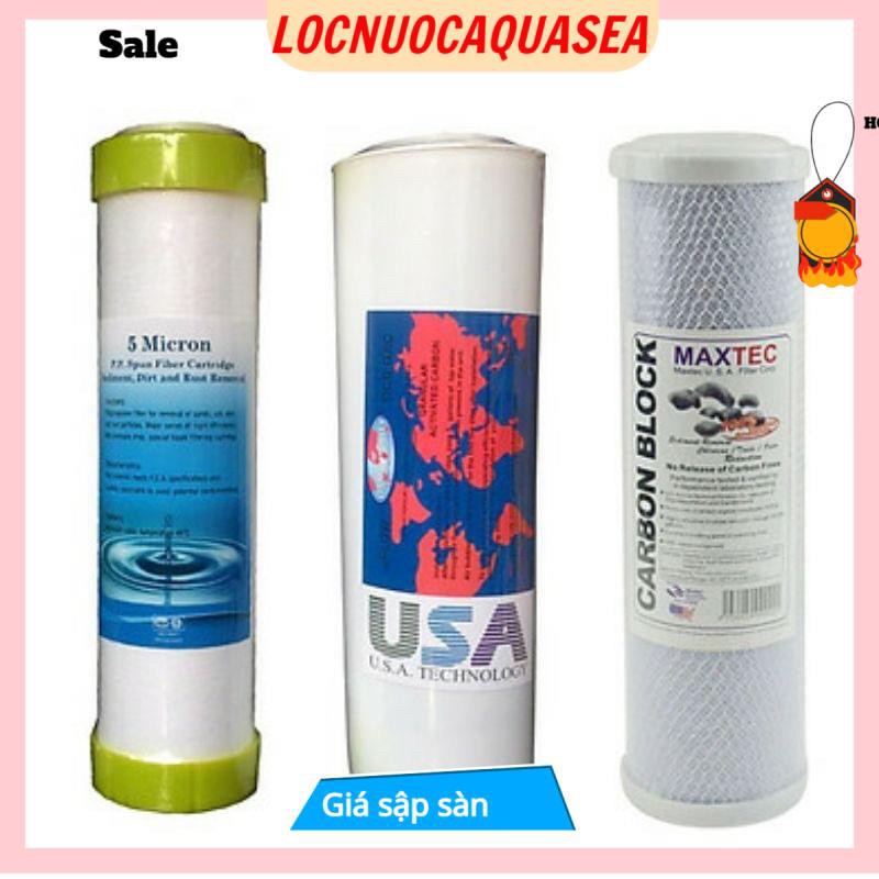 Bộ 3 Lõi Lọc  Số 123 Máy Ro, Lõi Lọc Thô 1,2,3 Giá Sốc THAY VỪA CHO NHIỀU MÁY