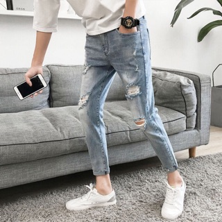 Quần Jean Nam, Quần Bò Nam Thời Trang Hàn Quốc