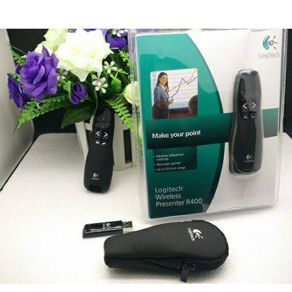 Bút trình chiếu Logitech R400 , bút chỉ tia laser cho máy chiếu