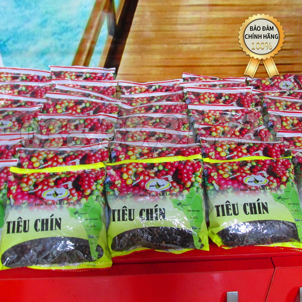 Tiêu đen rang chín Sáng Lợi Phú Quốc gói 250g ( Mua 10 tặng 1 )